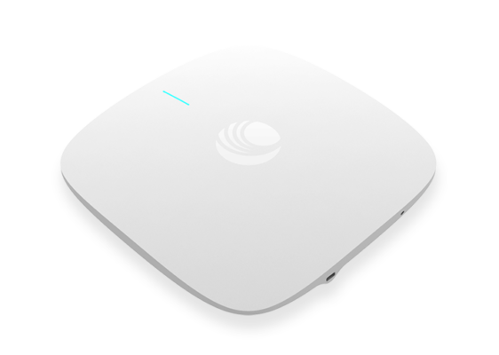 Cambium Networks PL-E410PINA-RW cnPilot Enterprise E410 802.11ac Wave 2 Dual Band Wi-Fi MU-MIMO 2×2 Beamforming Indoor Access Point with PoE Injector