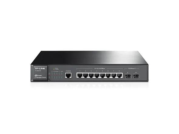 TP-Link TL-SG3210 Gigabit Managed Switch – 8-Port L2 Switch with 2 SFP Slots, QoS, VLAN, ACL, IPv6, and Advanced Security