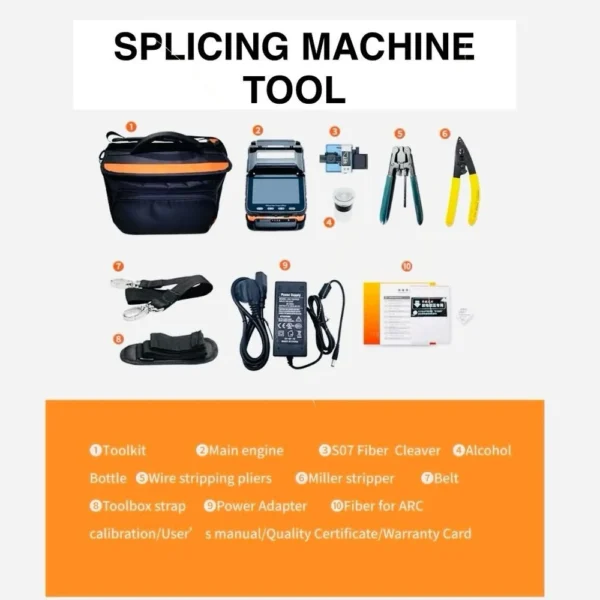 Signal Fire AI-5 AI Fusion Splicer – Fully Automatic, 5200mAh Battery, GPS & Bluetooth 5