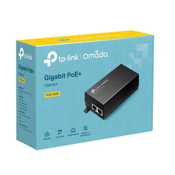 TP-Link TL-POE160S 802.3af/at PoE+ Injector (30W) 2