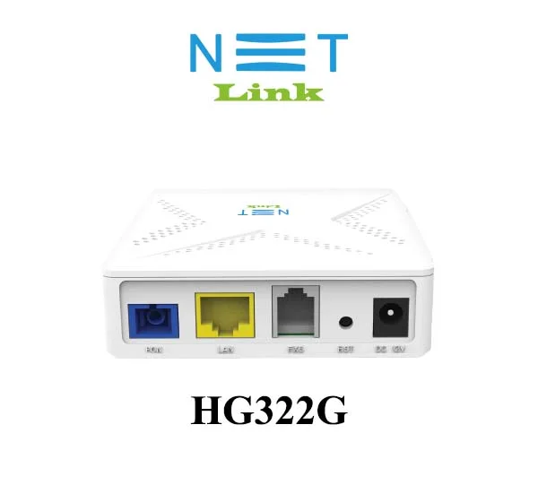 NETLINK XPON ONT HG322G | 1XPON + 1GE + 1*POTS | EPON/GPON, VoIP, VLAN, IPv6