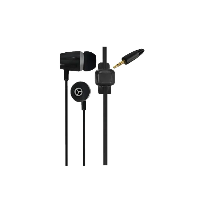 Electroline CAT-II Earphone with Mic | 10mm Driver | 3.5mm Gold Jack | 1.2m Cable