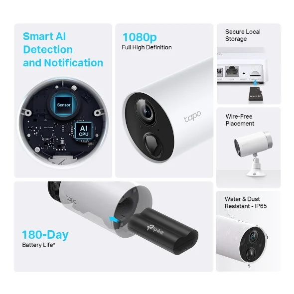 Smart WiFi Cameras Tp-Link TAPO C400S2 2