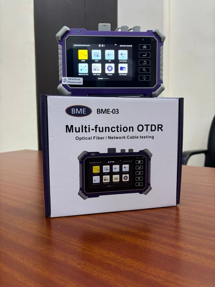 OTDR BME-03 Wb 26/24db OTDR UPTO -80KM Optical Time-Domain Reflectometer 2