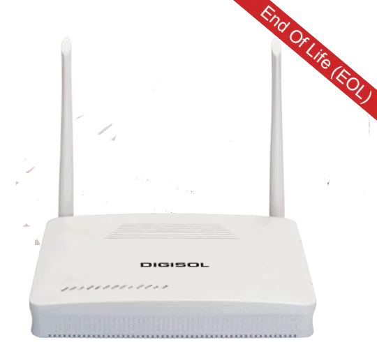 Digisol DG-GR4342L – GPON/GEPON ONU 300Mbps Wi-Fi Router with 1 PON, 1 GE Port, 3 FE Port & 2 FXS Port