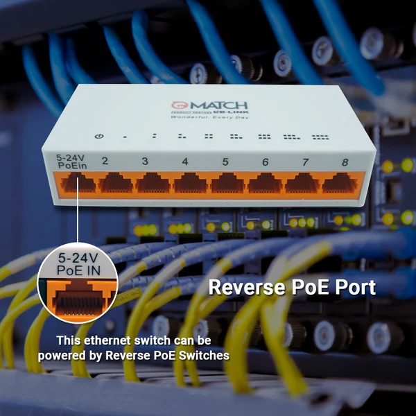 MATCH LB-Link BL-SF801P 8 Port Ethernet Switch 4