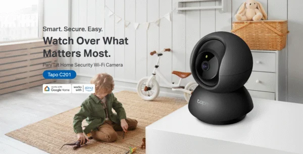 TP-Link Tapo C201 Pan/Tilt Wi-Fi Camera | 360° Home Security with Night Vision 4