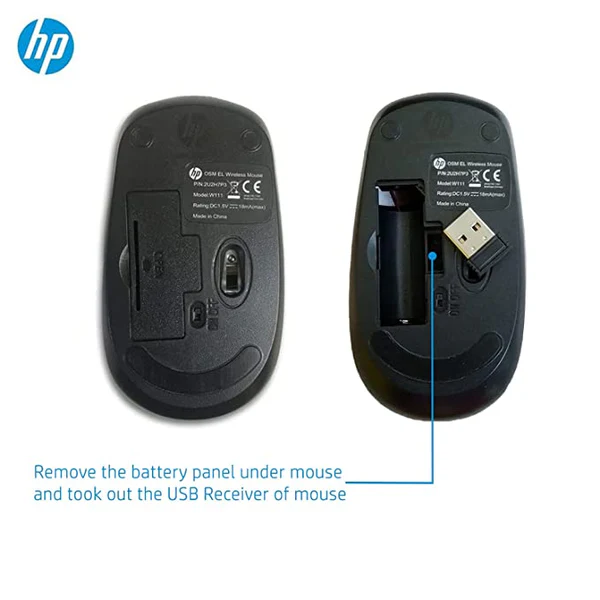 P W111 Wireless Optical Mouse | 1200 DPI | 2.4GHz Ergonomic Design 4