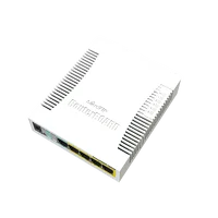 MikroTik Switch RB260GSP CSS106-1G-4P-1S Managed – 4 Gigabit Ports, PoE, 1 SFP