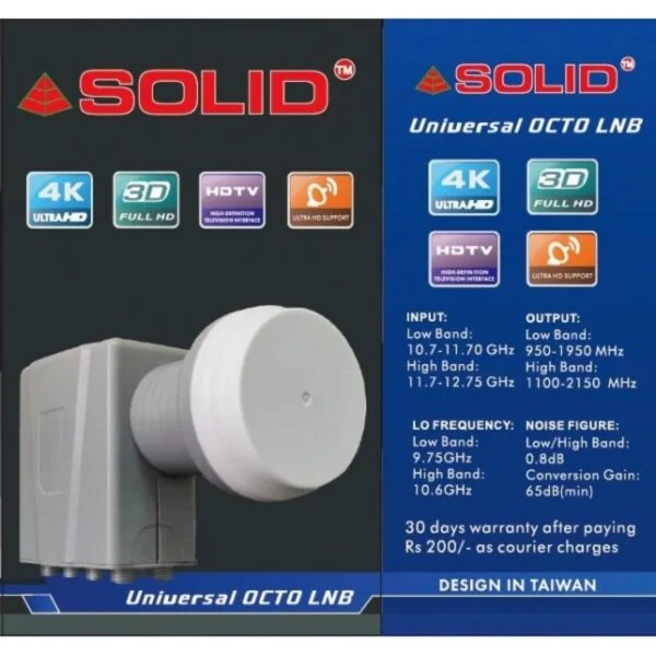 Solid FS-801 Universal Ku-Band Full HD LNB