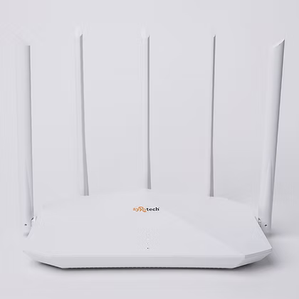 SYROTECH SY-AX-1800 Wi-Fi 6 Gigabit Router with 5 High-Gain Antennas, Dual Band