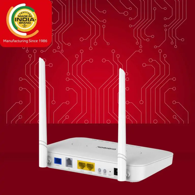 Digisol XPON ONU DG-GR1321 – 300Mbps Wi-Fi Router with 1 PON, 1 GE & 1 FE Port, 1 FXS Port 3