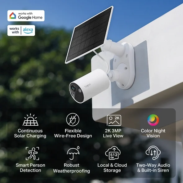 TP-Link Tapo C410 KIT Solar-Powered Security Camera Kit 3