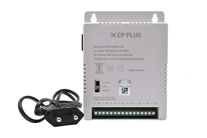 CP PLUS CP-LPS-PD08-12D CCTV Power Supply – 8 Channel, 12V DC Output 2