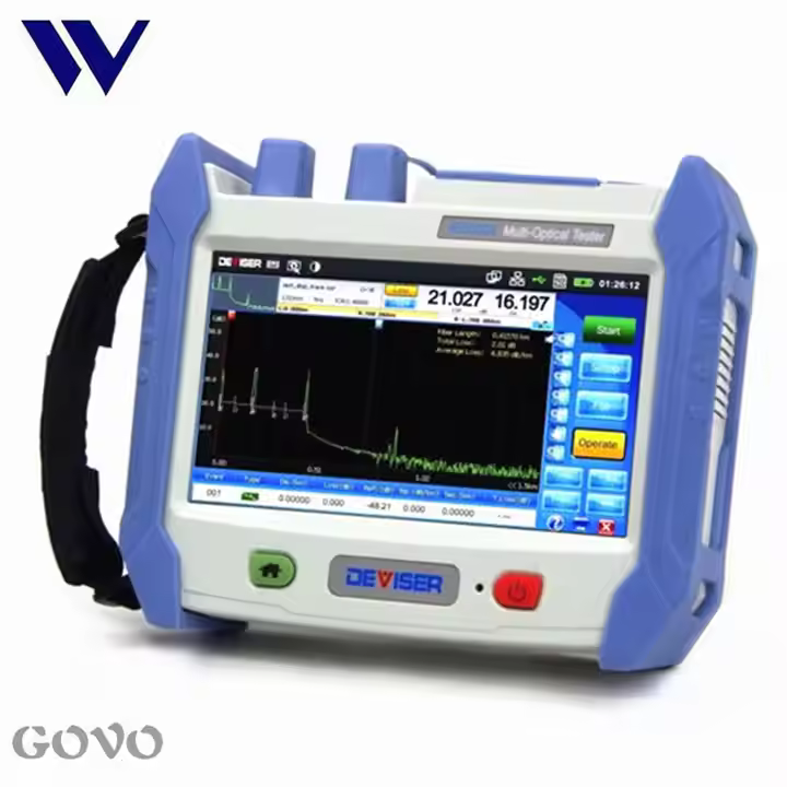 Deviser AE3100CP-1 OTDR with OPM, LS, VFL | 7″ Touchscreen | 1310/1550/1625nm