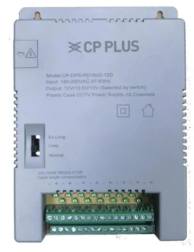 CP PLUS CP-DPS-PD16V2-12D 16 Channel Power Supply – 12V DC Output, CCTV Camera Power Distribution Box, Metal Enclosure, Overload & Short-Circu 2