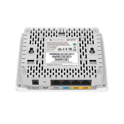 Grandstream GWN7602 Dual-Band Access Point (Wi-Fi 5, 1.17Gbps, PoE, 80 Clients, White) 3