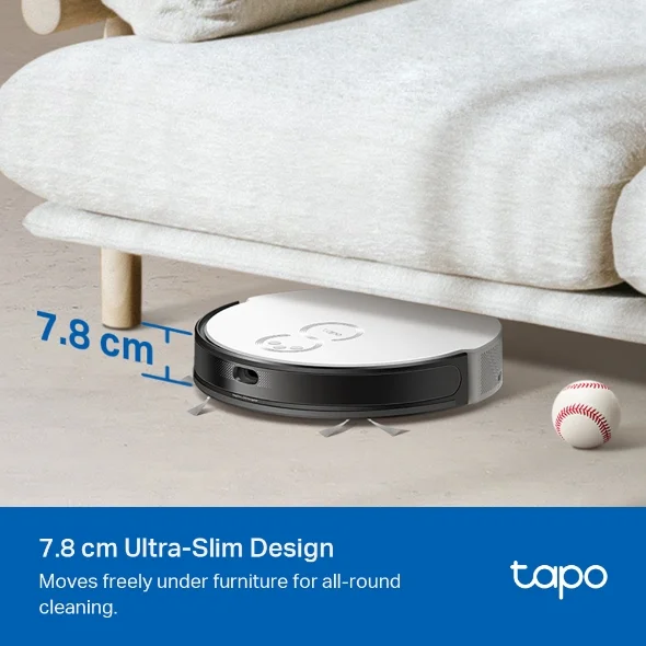 Sweeping | Vacuuming | Mopping | Emptying Tapo RV20 Mop Plus New MagSlim 4