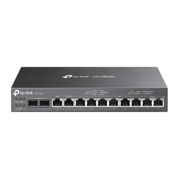 TP-Link ER7212PC Omada 3-in-1 Gigabit VPN Router Up to 4 WAN | 8 PoE+ LAN Port