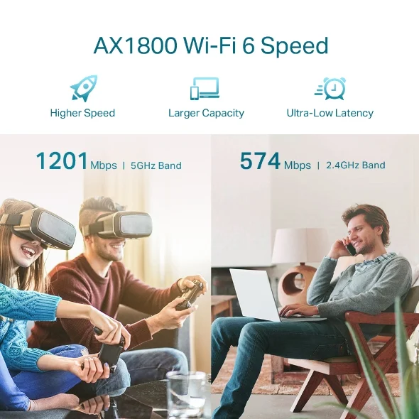 Wi-Fi Range Extender TP-Link RE605X AX1800 3