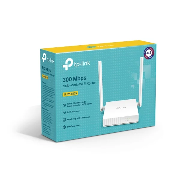 Wi-Fi Routers TP-Link TL-WR820N 300 Mbps Multi-Mode 4
