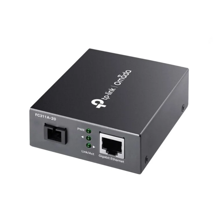 TP-Link TL-FC311A-20 Gigabit WDM Media Converter – Single-Mode SC, 20KM, 1550nm TX / 1310nm RX