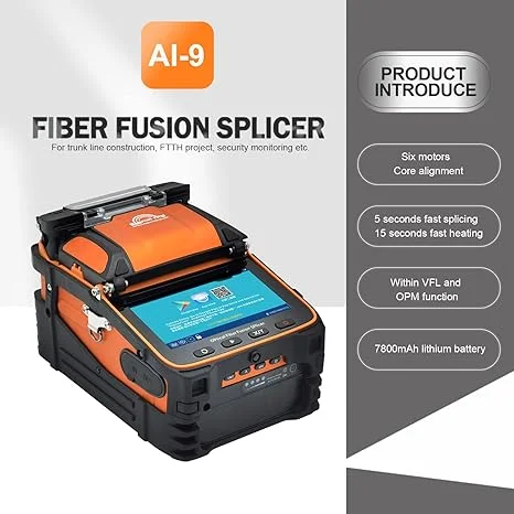 Signal Fire Splicing Machine AI-9 – 6 Motor Core to Core Alignment, Fully Automatic 6