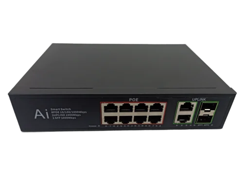 Tricom POE Switch 8+2+2 SFP All Port POE Gigabit Switch