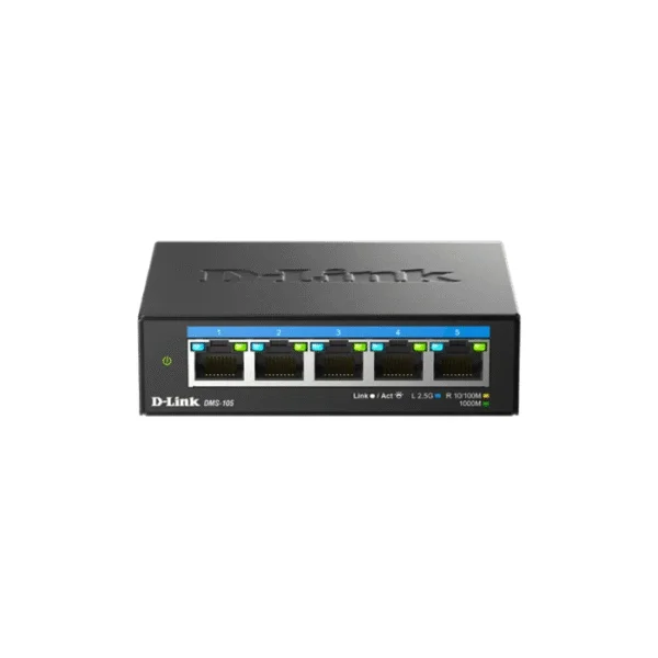 D-Link DMS-108 8-Port 2.5G Multi-Gigabit Desktop Switch