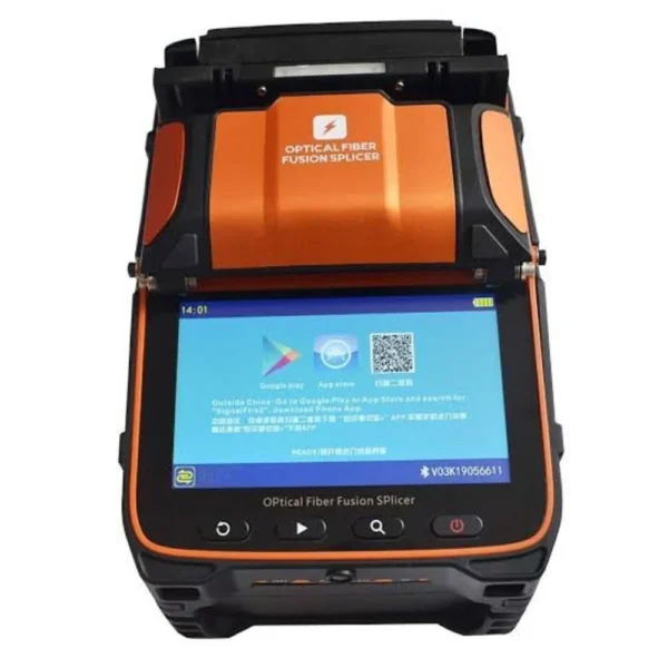 Signal Fire AI-9 Fusion Splicer – 6-Motor Core Alignment, 5s Splicing, 15s Heating, Auto Focus, Waterproof & Shockproof Optical Fiber Splicing Machine