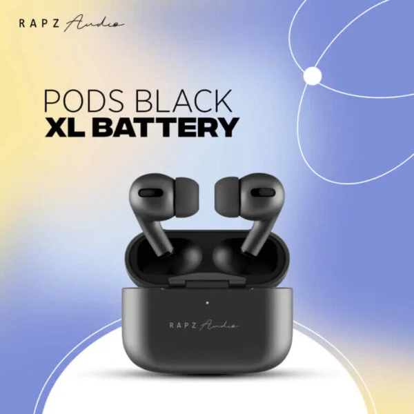 Rapz Pods Black TWS BT 5.0 2