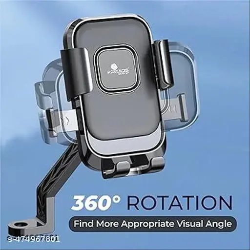 Mobile Holder for Bikes – 360° Rotation, One-Click Locking, Anti-Shake Grip 4