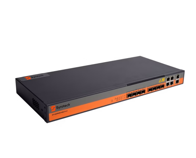 Syrotech EPON OLT – 4 Port L3 OLT with 4GE Uplink and 1:64 Split Support 3
