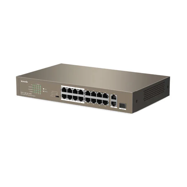 Tenda TEF1118P-16-150W 16FE+2GE/1SFP Desktop Switch 2