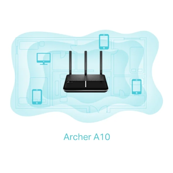 TP-Link Archer A10 V1 AC2600 MU-MIMO Wi-Fi Router 4