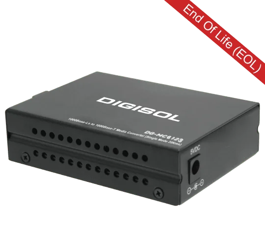 DIGISOL DG-MC6022 – 850NM,1000Base-SX to 1000Base-T Media Converter (Multi Mode 850nm)