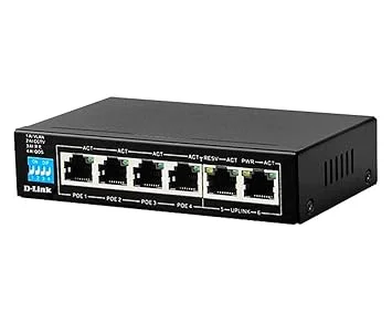 D-Link DES-F1006P-E 6-Port 10/100 Long Range PoE+ Surveillance Switch 2