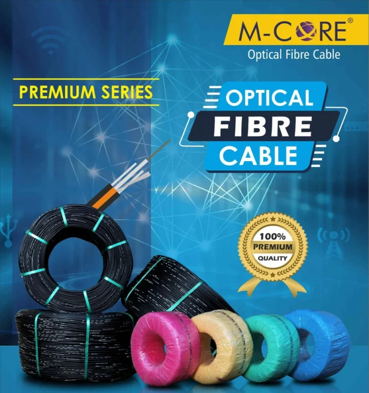 Optical Fiber Cable M-core 2 Core FTTH Drop cable 3