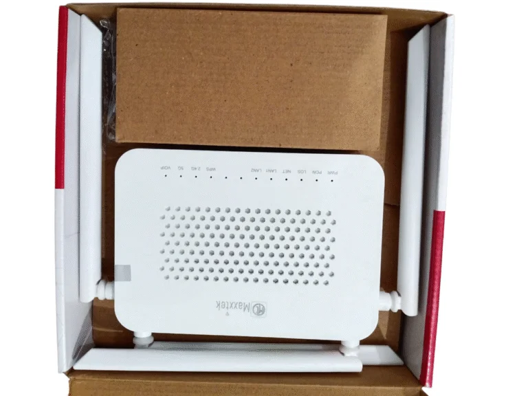 Maxxtek AC1200 Dual Band WiFi GPON ONT Modem (EC3142Z) – 4 LAN, 2 VoIP, SC-UPC, 1200Mbps 3