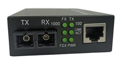 TRICOM Giga Fiber Media converter Single Mode Dual Fiber 20KM 2