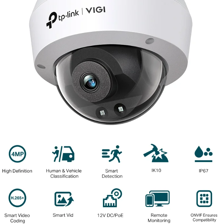CCTV- Camera Tp-link VIGI C240I 2.8mm 4MP 2