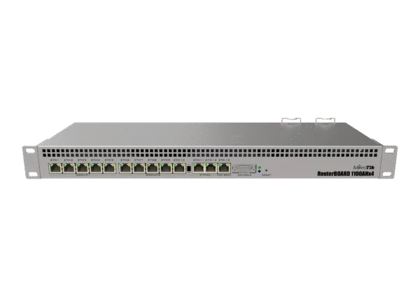 Mikrotik RB1100AHx4 | High-Performance 1U Rackmount Router with 13 Gigabit Ports