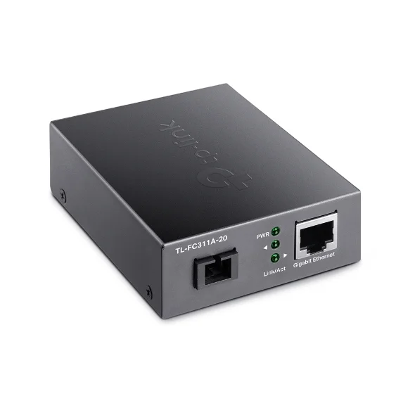 TP-Link TL-FC311A-20 Gigabit WDM Media Converter – Single-Mode SC, 20KM, 1550nm TX / 1310nm RX 2