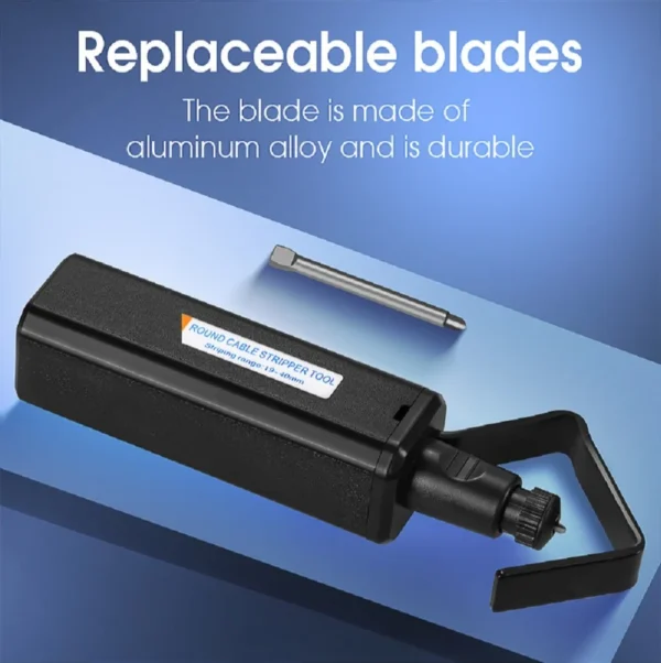 Fiber Optical Stripper Tool – 19–40MM Longitudinal & Transverse Cable Opener 6