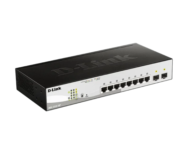 D-Link DGS-1210-10P 10-Port Gigabit Smart Managed PoE Switch 3