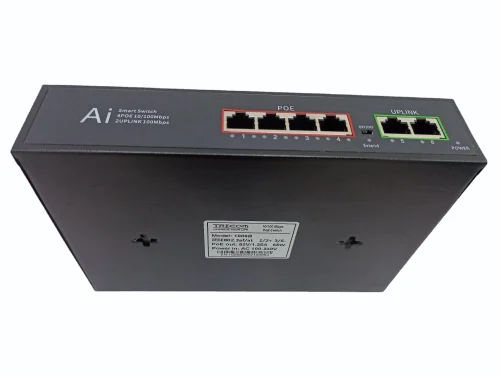 Tricom POE Switch 4+2 Megabit Switch 4