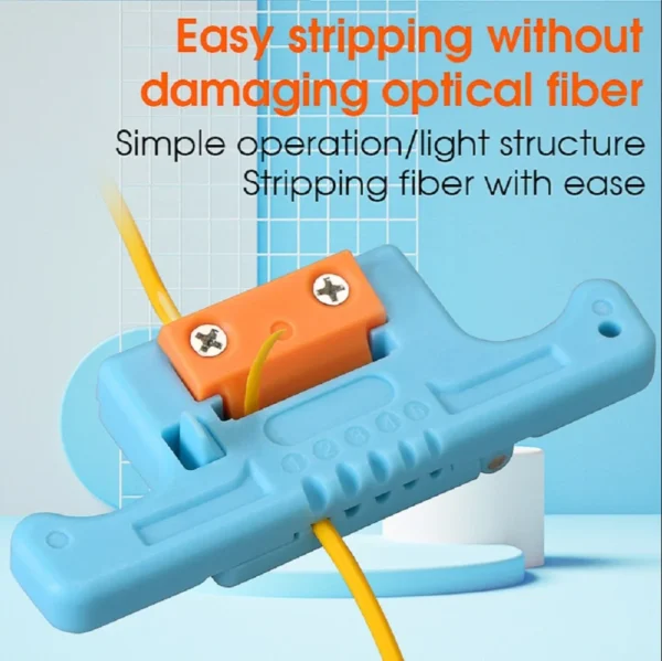 Stripper HMSAT5 – Optical Fiber Tube Stripper (1.9–3.0mm) with Replaceable Blade 3