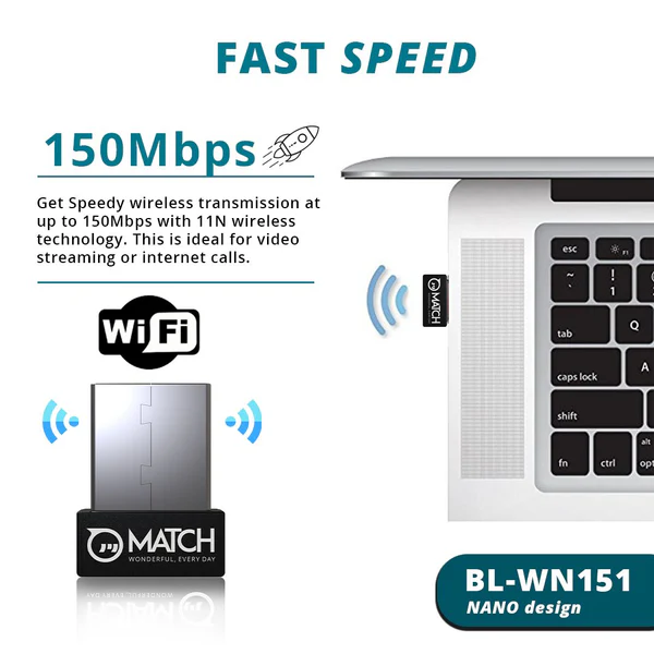 LB-LINK MATCH WiFi Connector-150mbps N USB Adapter 3