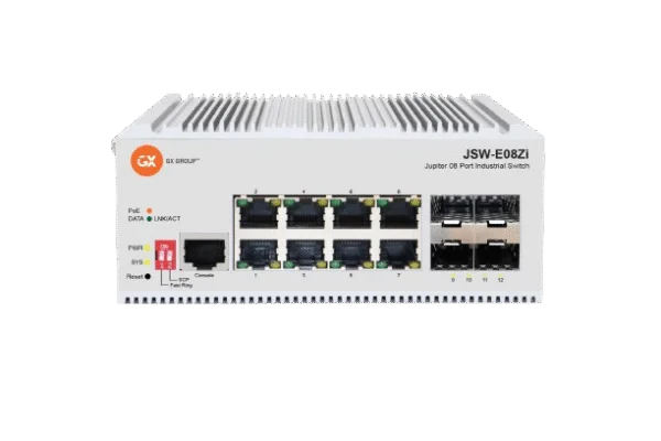 GX Jupiter E08ZI Network switch with 8 ports 10/100/1000 Mbps 2