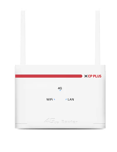 CP PLUS CP-XR-DE21-S-V2 Wi-Fi 6 Router – 4G LTE SIM Router with Dual Antenna & 2.4GHz